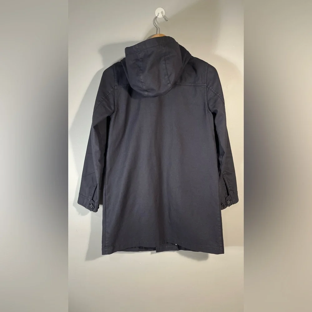 J. Crew Basket Weave Cotton Jacket Navy Blue 09619 Size XS